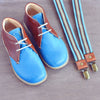 Ocra Boys Brown & Blue Desert Boot Ocra Boys Brown & Blue Desert Boot