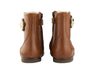 Beberlis Girls Brown Boot with Flowers Beberlis Girls Brown Boot with Flowers