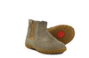 Pom d'Api Girls Beige Boot with Cat and Stars Pom d'Api Girls Beige Boot with Cat and Stars