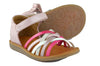 Pom d'Api Girls Pink Cross Strap Sandal Pom d'Api Girls Pink Cross Strap Sandal