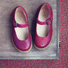 Manuela de Juan Girls Bordeaux Mary Jane Manuela de Juan Girls Bordeaux Mary Jane