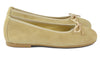Clarys Girls Gold Suede Ballerina Clarys Girls Gold Suede Ballerina