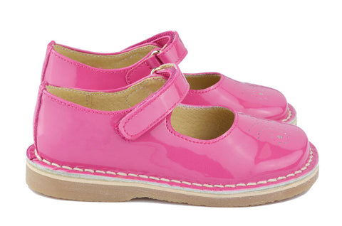 Clarys Girls Fuschia Pink Mary Jane