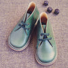 Clarys Boys Nappa Bottle Green Desert Boot Clarys Boys Nappa Bottle Green Desert Boot