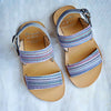 Manuela de Juan Girls Blue Lavender Strap Sandal Manuela de Juan Girls Blue Lavender Strap Sandal