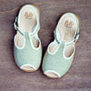 PèPè Girls Light Green & White Sandal PèPè Girls Light Green & White Sandal