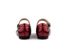 Manuela de Juan Girls Bordeaux Metallic Mary Jane Manuela de Juan Girls Bordeaux Metallic Mary Jane