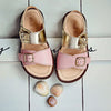 Ocra Girls Gold and Pink Sandal Ocra Girls Gold and Pink Sandal