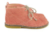 Ocra Girls Pink Braided Leather Desert Boot Ocra Girls Pink Braided Leather Desert Boot