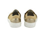 Eli1957 Girls Canvas Shoe with Bronze Piping Eli1957 Girls Canvas Shoe with Bronze Piping