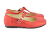 Manuela de Juan Girls Shimmer Red T-Bar Manuela de Juan Girls Shimmer Red T-Bar