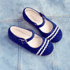 Crios Girls Navy Suede Mary Jane Crios Girls Navy Suede Mary Jane