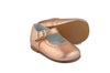 Eli1957 Girls Metallic Rose Gold Mary Jane Eli1957 Girls Metallic Rose Gold Mary Jane
