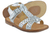 Zecchino d'Oro Girls Silver Sandal Zecchino d'Oro Girls Silver Sandal