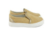 Eli1957 Girls Canvas Shoe with Bronze Piping Eli1957 Girls Canvas Shoe with Bronze Piping