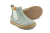 Ocra Girls Light Grey Suede Ankle Boot with Silver Stars Ocra Girls Light Grey Suede Ankle Boot with Silver Stars