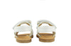 Zecchino Girls White Sandal with Silver Heart Zecchino Girls White Sandal with Silver Heart