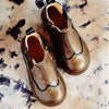Ocra Girls Bronze Leather Boot
