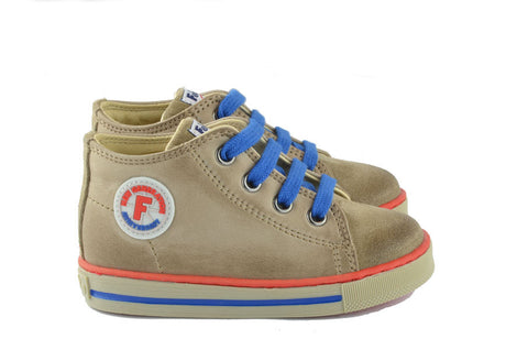 Naturino Falcotto Boys Light Brown Hightop with Laces