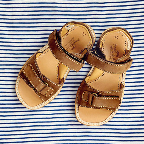 Zecchino Boys Brown Sandal