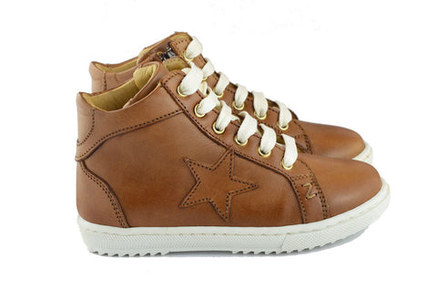 Zecchino d'Oro Boys Brown Star Hightop