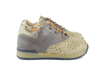 Ocra Girls Taupe Metallic Spotty Trainer