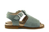 Eli1957 Girls Light Grey Suede Sandal