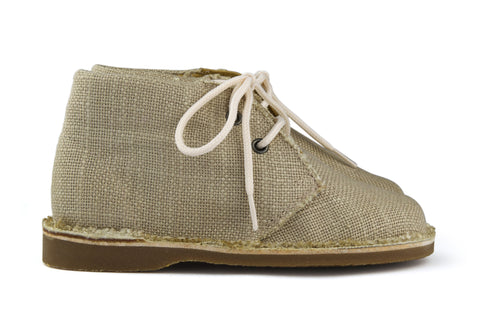 Eli1957 Unisex Linen Desert Boot