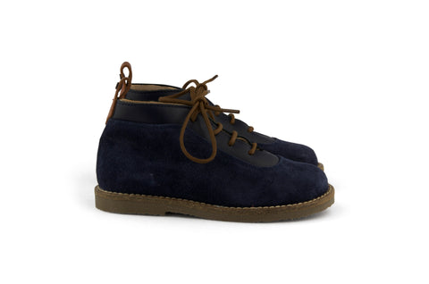 Manuela de Juan Boys Navy Suede Boot