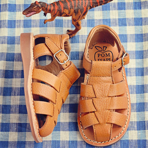 Pom d'Api Boys Light Brown Sandal