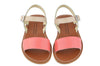 Manuela de Juan Girls Pink & Salmon Romaine Sandal