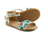 Two Con Me by PèPè Girls White Sandal with Flowers