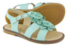 Clarys Girls Aqua Sandal