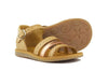 Pom d'Api Girls Honey and Rose Gold Sandal