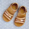 Pom d'Api Girls Honey and Rose Gold Sandal