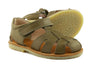 Manuela de Juan Boys Khaki Sandal