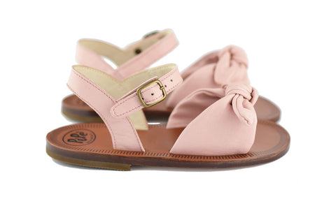 Pèpè Girls Pink Nappa Sandal