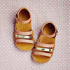 Pom d'Api Girls Rose and Gold Sandal