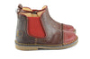 Ocra Boys Brown & Chilli Red Chelsea Boot