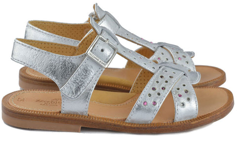 Zecchino d'Oro Girls Silver Sandal