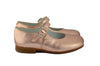 Eli1957 Girls Metallic Rose Gold Mary Jane