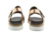 Two Con Me by PèPè Girls Metallic Rose Gold Sandal