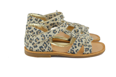 Zecchino d'Oro Girls Leopard Print Sandal