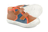 Ocra Boys Brown, Blue & Orange Hightop