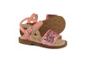 Eli1957 Girls Sparkly Pink Sandal