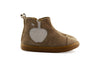 Shoopom Little Girls Taupe Shimmer Boot