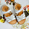 Zecchino Girls White Sandal with Silver Heart